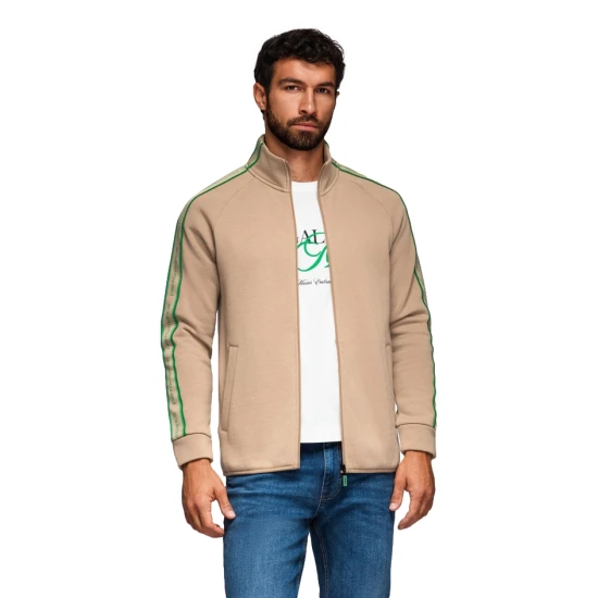 Vyriškas šviesiai rudos džemperis Performance Džemperiai be gobtuvo