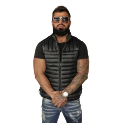 Vyriška juodos spalvos liemenė Stix