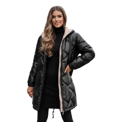 Juoda žieminė striukė Luter