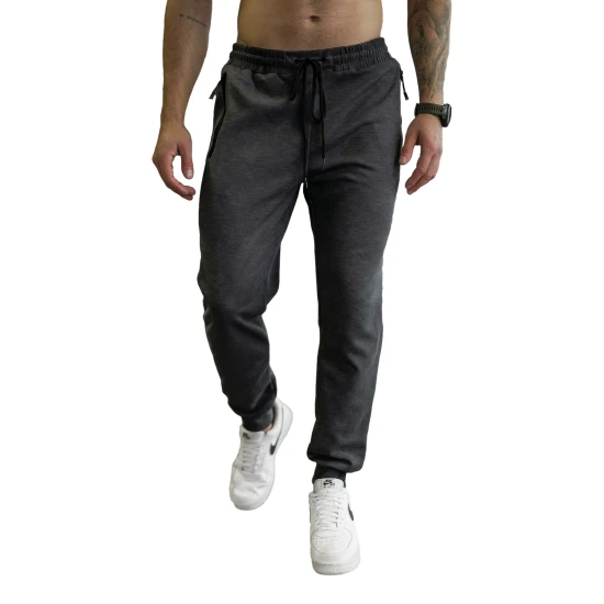 Vyriškos tamsiai pilkos kelnės Run Laisvalaikio kelnės