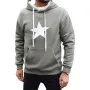 Men's gray hoodie Star