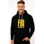 Мужской черный свитшот с капюшоном FBI