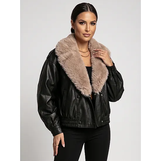 Women's Black Leather Jacket 