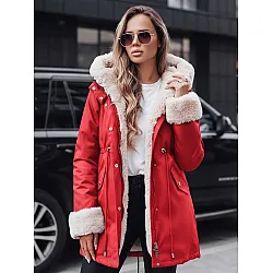 Red women’s jacket by Moly