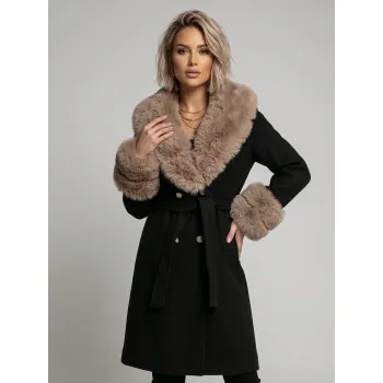Aida Women's Black Winter Coat