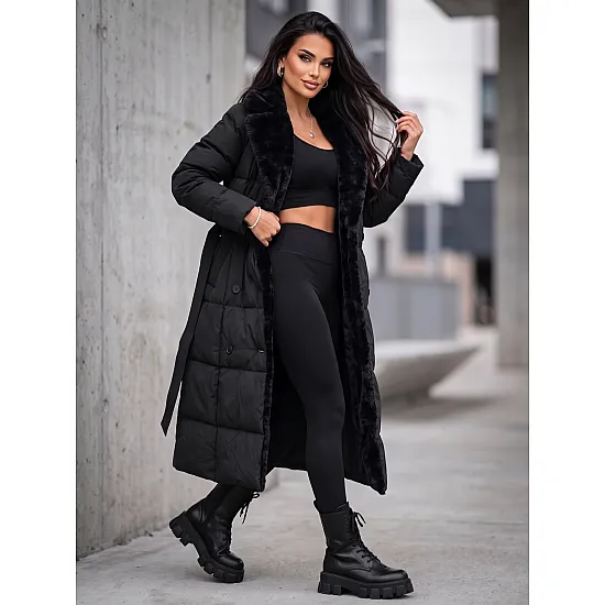 Charlot Women's Quilted Black Jacket