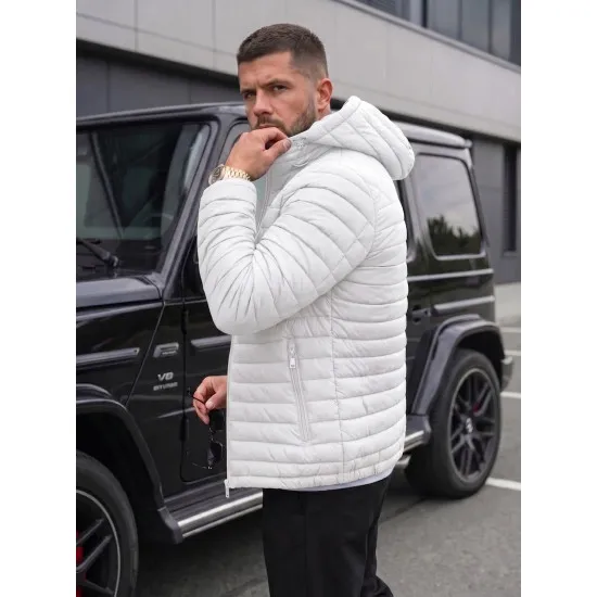 Astor Men's White Jacket