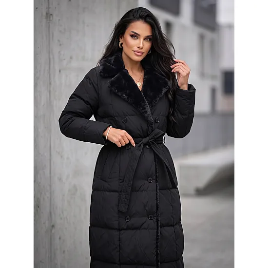 Charlot Women's Quilted Black Jacket