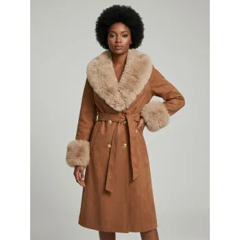 Aida Women's Brown Winter Coat
