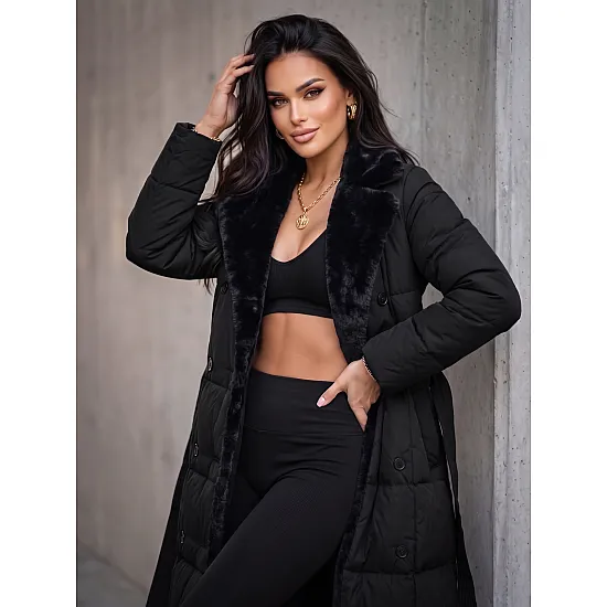 Charlot Women's Quilted Black Jacket