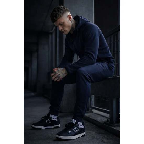 Vyriškas tamsiai mėlynas kostiumas Gibon Sportiniai kostiumai