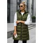 Женский темно-зеленый жилет с стеганым узором Foxy