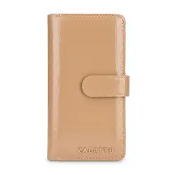 Moteriška rusvos spalvos piniginė Elegant