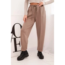 Moteriškos tamsiai mėlynos spalvos kelnės Ador