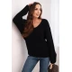 Moteriškas juodos spalvos megztinis Elin