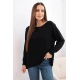 Moteriškas juodas megztinis Star