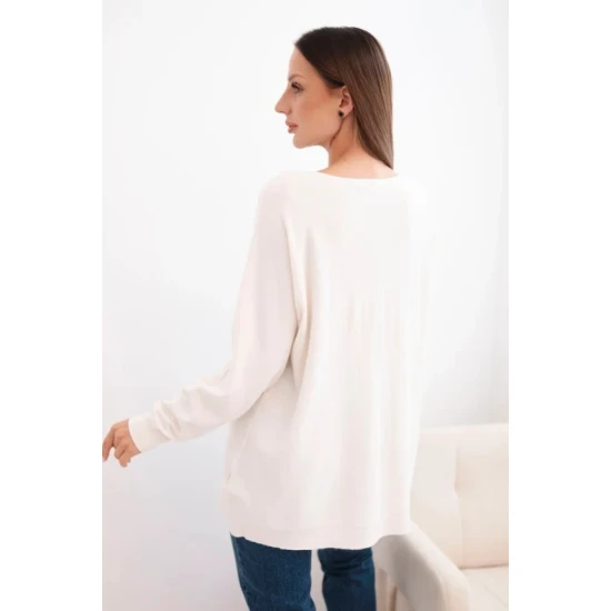 Moteriškas šviesiai rusvas megztinis Star