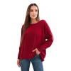 Women's burgundy cardigan Star