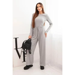 Moteriškas pilkos spalvos komplektas Bert