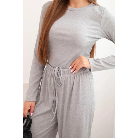 Moteriškas pilkos spalvos komplektas Bert