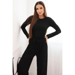 Moteriškas juodos spalvos komplektas Bert