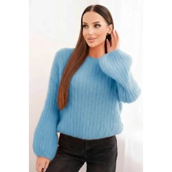 Moteriškas mėlynas megztinis Bali