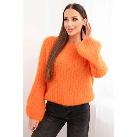 Moteriškas oranžinis megztinis Bali