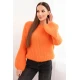Moteriškas oranžinis megztinis Bali