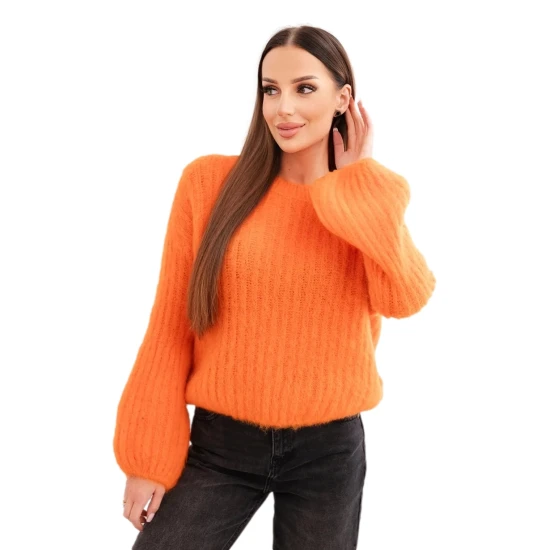 Moteriškas oranžinis megztinis Bali