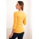 Moteriška ryškiai geltona palaidinė Carla