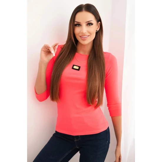 Moteriška rožinė neoninė palaidinė Carla