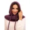 Women's dark purple hat Berlin