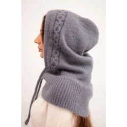 Moteriška tamsiai pilka kepurė Berlin