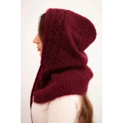 Moteriška bordo kepurė Berlin