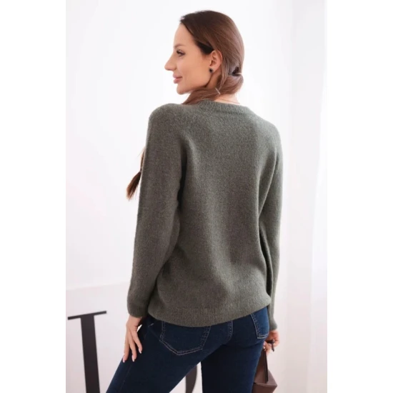 Moteriškas chaki megztinis Arol