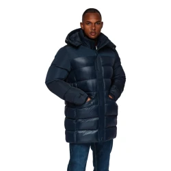 Vyriška tamsiai mėlyna žieminė striukė Brod