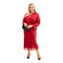 Moteriškas raudonas rinkinys Roma