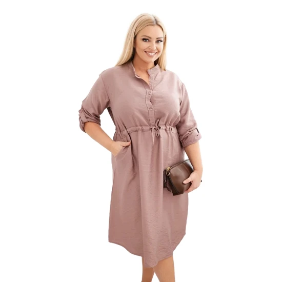 Moteriška tamsiai rusva suknelė Eris