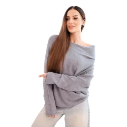 Moteriškas pilkas megztinis Anit