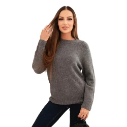 Moteriškas tamsiai pilkas megztinis Arol