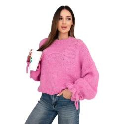 Moteriškas rožinis megztinis Fango