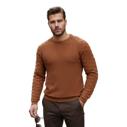 Vyriškas rudas megztinis Enton