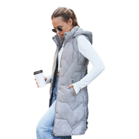 Moteriška ilga pilka liemenė Lucy Moteriškos liemenės