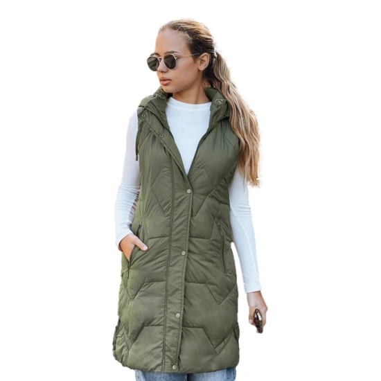 Moteriška ilga žalia liemenė Lucy Liemenės