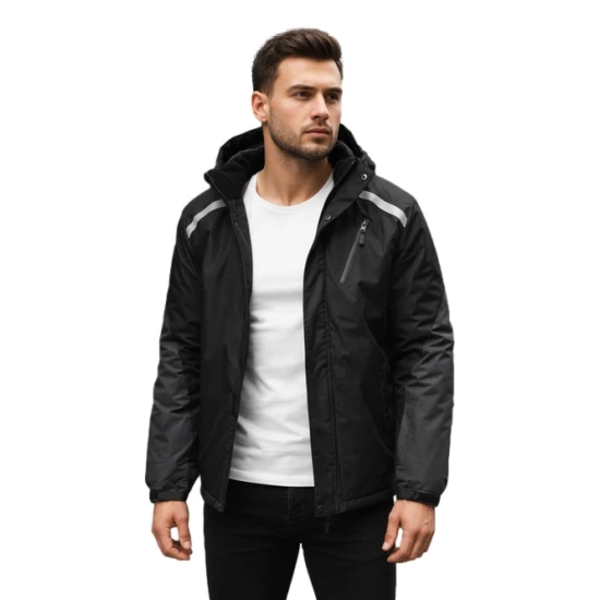 Vyriška juoda slidinėjimo striukė Atlant