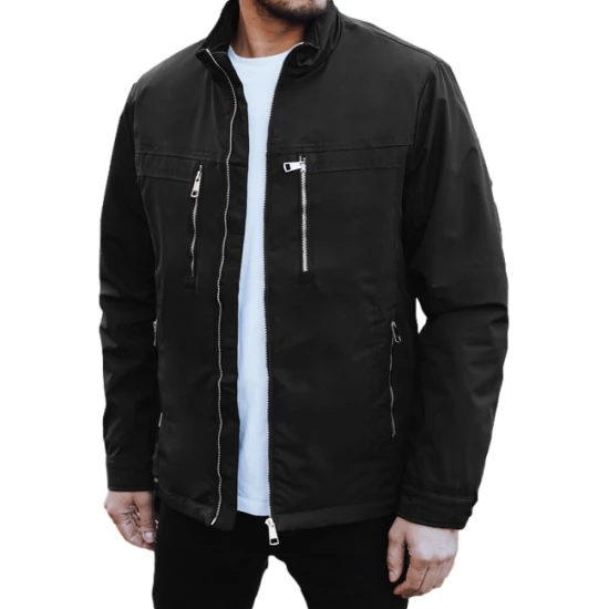 Vyriška juoda striukė Teros Vyriškos Striukės ir Paltai