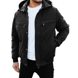 Vyriška juoda striukė Kuder