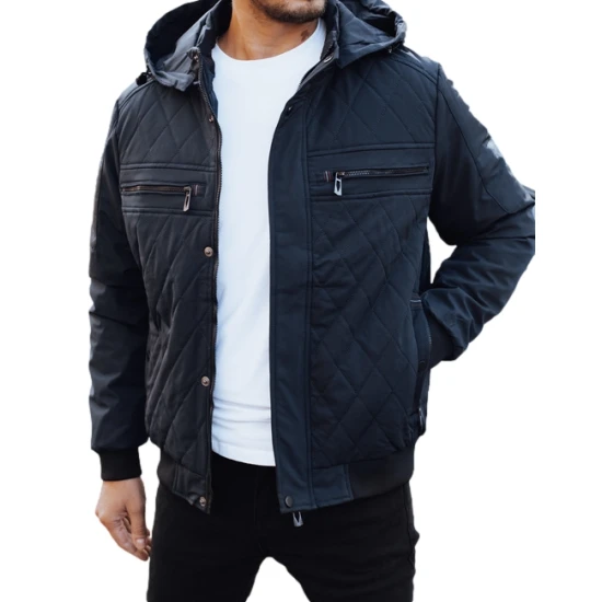 Vyriška tamsiai mėlyna striukė Kuder Žieminės striukės