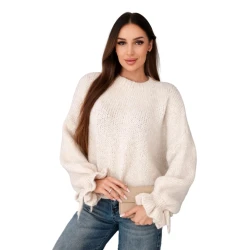 Moteriškas rusvas megztinis Fango