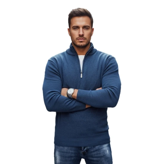 Vyriškas mėlynas megztinis Monar